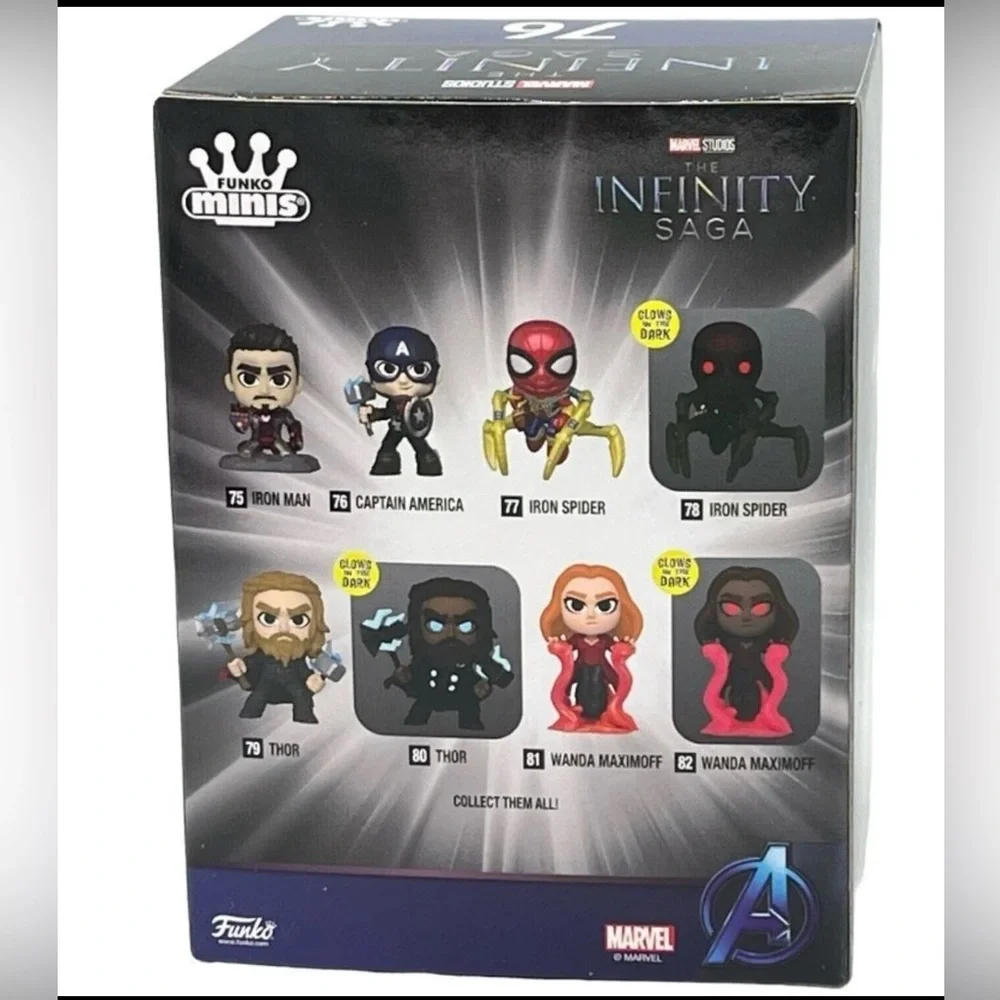 Captain America Funko Mystery Minis Marvel Studios Infinity Saga #76 Thor Hammer